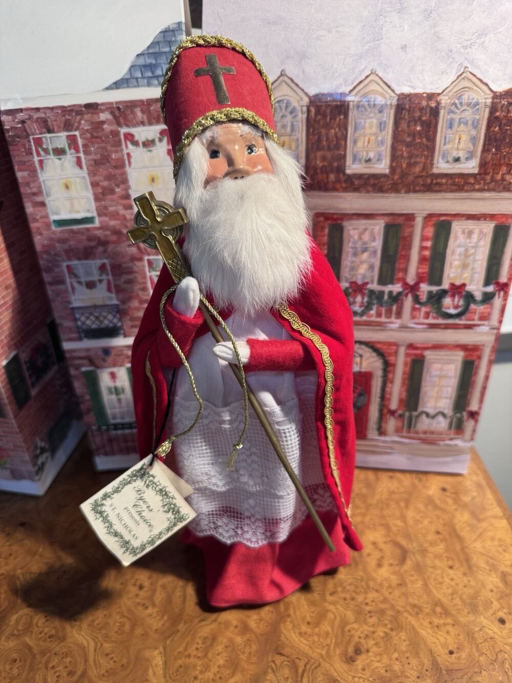 Byers Choice 1988 St Nicholas Sinterklaas Dutch Santa Signed w Original Tag